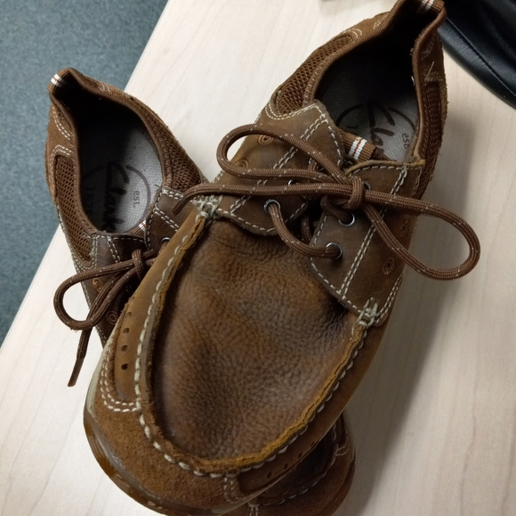 Clarks Armada English Men’s Leather Brown 8M Business Casual Shoes Professional - Picture 10 of 14